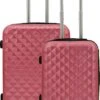 SB Travelbags Kofferset - 2 Delige 'Expandable' Koffer - Roze - 65cm/55cm -Mode Bagage Winkel 763x1200