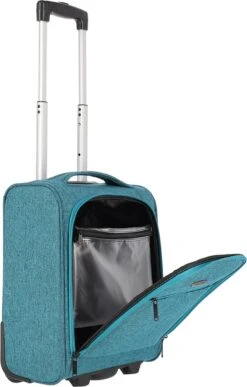 Travelite Handbagage Zachte Koffer / Trolley / Reiskoffer - Cabin - 43 Cm - Blauw -Mode Bagage Winkel 765x1200