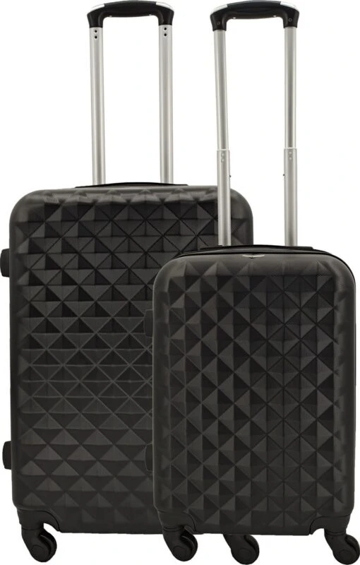 SB Travelbags Kofferset - 2 Delige 'Expandable' Koffer - Zwart - 65cm/55cm -Mode Bagage Winkel 765x1200 4