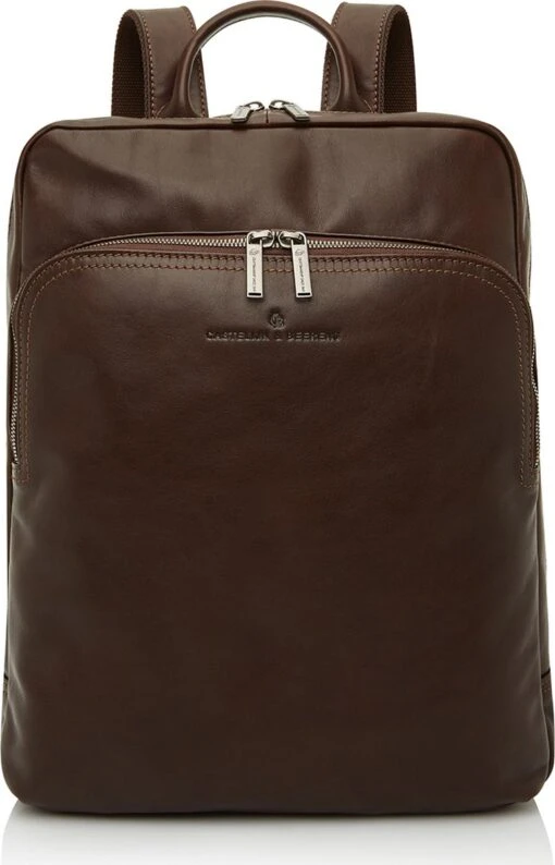 Castelijn & Beerens - Firenze Laptoprugzak 15,6 + Tablet RFID | Mocca - -Mode Bagage Winkel 771x1200 2