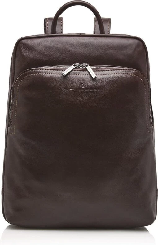 Castelijn & Beerens - Firenze Laptoprugzak 15,6 + Tablet RFID | Mocca - -Mode Bagage Winkel 774x1200 2