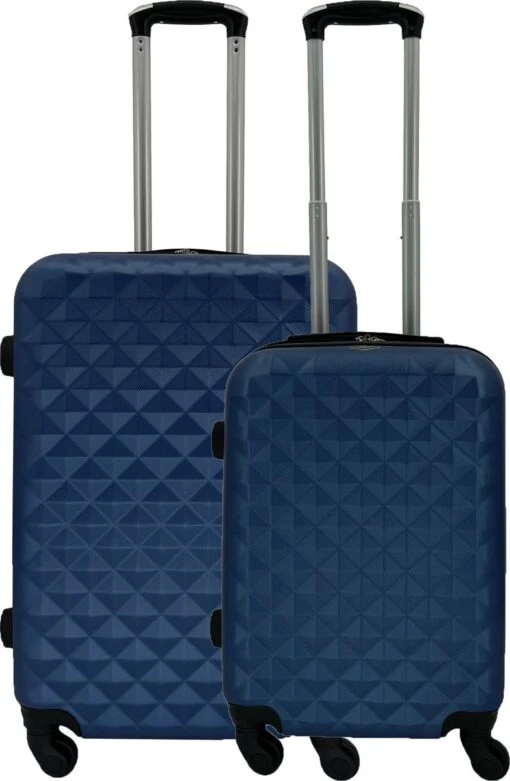 SB Travelbags Kofferset - 2 Delige 'Expandable' Koffer - Blauw - 65cm/55cm -Mode Bagage Winkel 784x1200 2