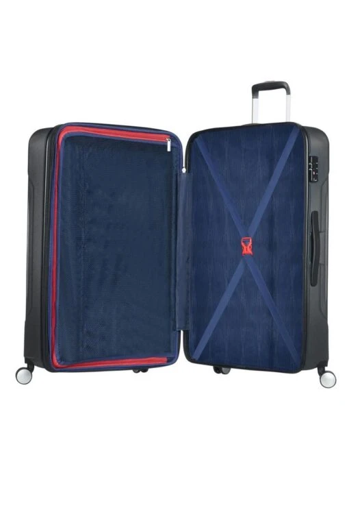 American Tourister Tracklite Spinner Reiskoffer 67 Cm - Dark Slate -Mode Bagage Winkel 799x1200 59