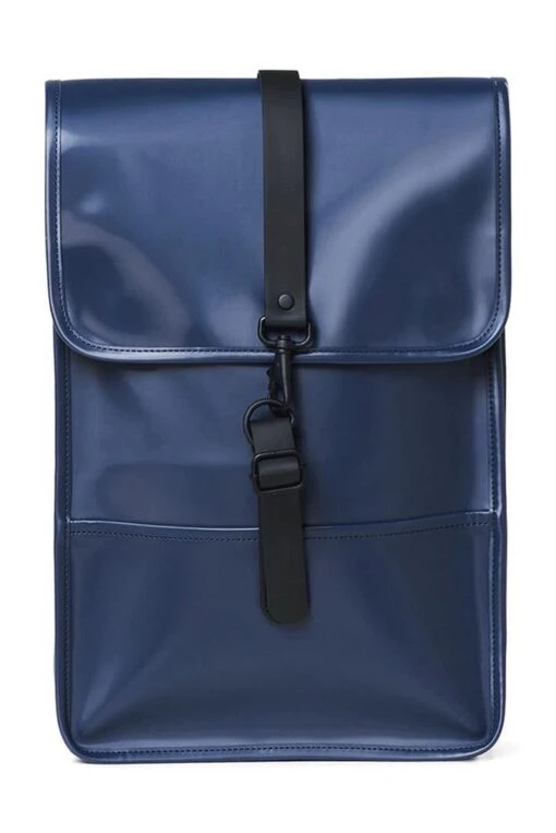 Rains Backpack Mini Unisex - Shiny Blue - One Size -Mode Bagage Winkel 802x1200 6