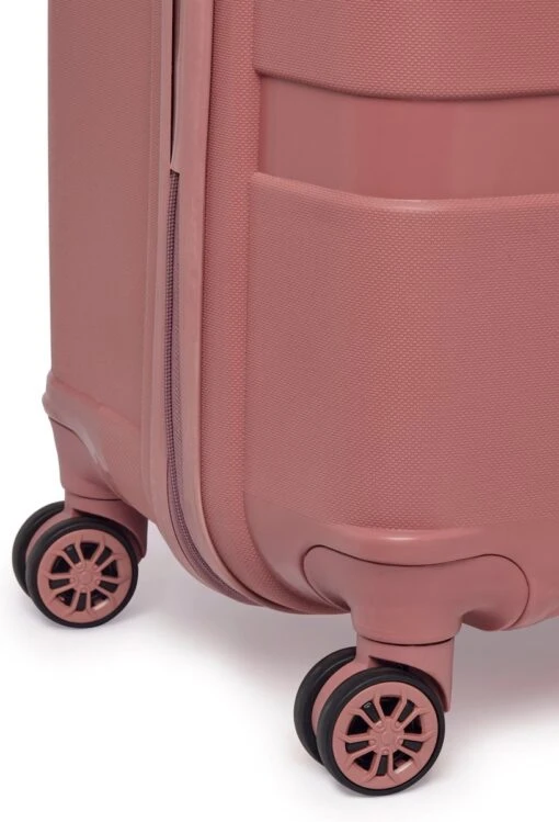 ©TROLLEYZ - Paris No.5 - Trolley - 55cm Met TSA Slot - Dubbele Wielen - 360° Spinners - 100% Polypropyleen - Handbagage Koffer In Rose Blush -Mode Bagage Winkel 817x1200 1