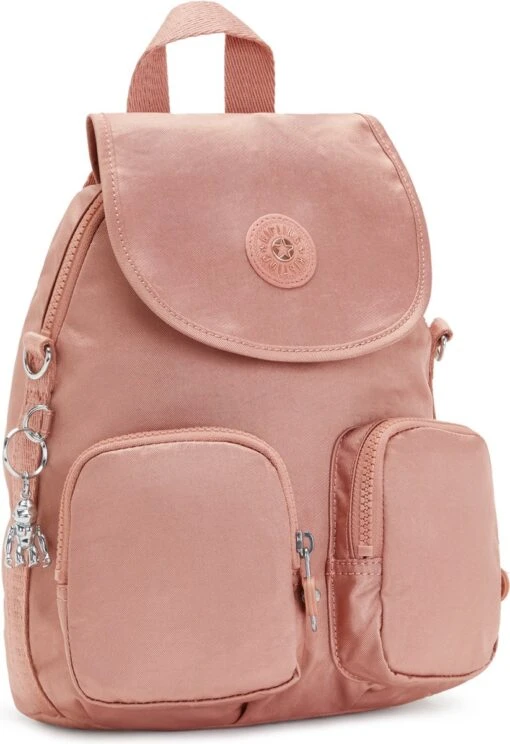 Kipling FIREFLY UP Rugzak, 7.5 Liter - Dynamic Twill Warm Rose -Mode Bagage Winkel 823x1200 6