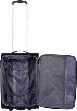 Line Brick Cabin Trolley 2 Wheel 55 Black -Mode Bagage Winkel 828x1200