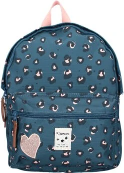 Kidzroom Attitude - Rugzak - 2 T/m 6 Jaar - Blauw - Panterprint -Mode Bagage Winkel 862x1200 3