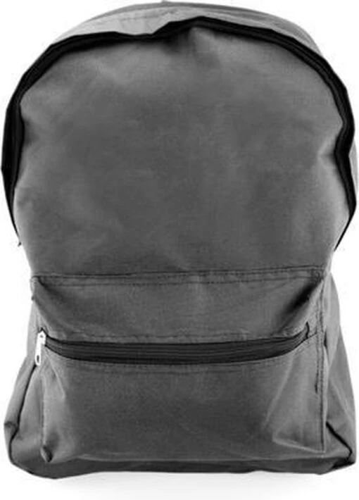 Kangaro Rugzak - Grijs - 30x14x41cm - K-10008 -Mode Bagage Winkel 862x1200 7