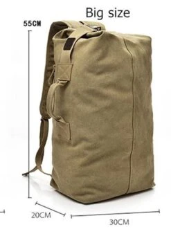 CANVAS Heavy Duty Ghurka Army Reistas RUGZAK 35 Liter! Zwart -Mode Bagage Winkel 870x1200 3