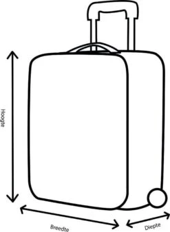 Travelite Cabin 2 Wheel Trolley Black -Mode Bagage Winkel 876x1200 4