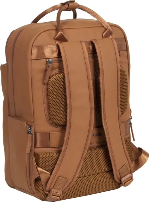 New Rebels® William - Rugtas - Bruin - Waterafstotend - 15.6151413121087 - 20L - 28x16x44cm - Rugzak / Backpack -Mode Bagage Winkel 887x1200 2