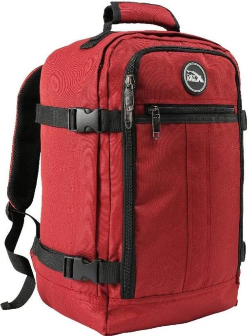 CabinMax Metz Reistas – Handbagage 20L – Rugzak – Schooltas - 40x25x20 Cm – Compact Backpack – Lichtgewicht – Oxide Rood -Mode Bagage Winkel 888x1200 1