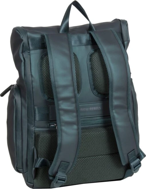 New Rebels® William - Rugtas - Groen - Waterafstotend - 15.6151413121087 - 28x15x43cm - Rugzak / Backpack -Mode Bagage Winkel 924x1200 1