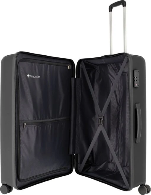 Travelite Vaka Spinner Koffer 75 Cm Black -Mode Bagage Winkel