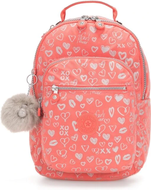 Kipling Seoul Go Small Laptoprugzak 13 Inch - Hearty Pink Met -Mode Bagage Winkel 955x1200 6