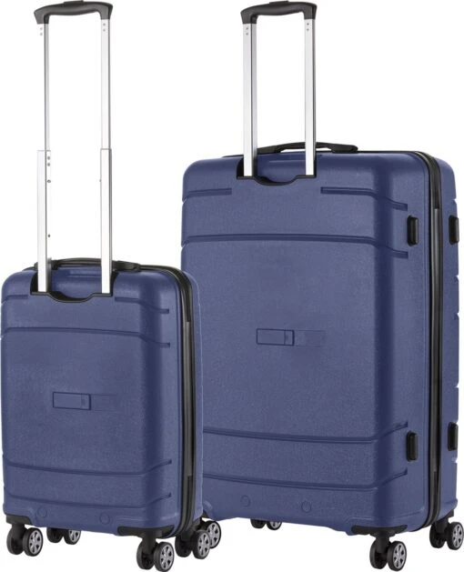 TravelZ Big Bars Kofferset - Trolleyset TSA 2-delig - Handbagage En Groot - Blauw -Mode Bagage Winkel 973x1200 4