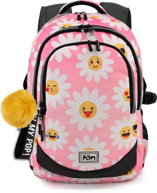 Oh My Pop - Happy - Rugzak - Roze - Hoogte 44cm -Mode Bagage Winkel 973x1200 5