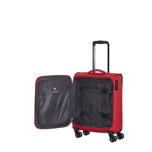 Travelite Chios 4 Wiel Trolley S Red -Mode Bagage Winkel image 1060