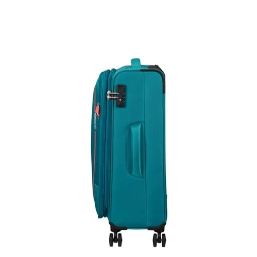 American Tourister Pulsonic Spinner 68 EXP Stone Teal -Mode Bagage Winkel image 1112