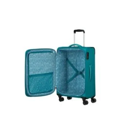 American Tourister Pulsonic Spinner 68 EXP Stone Teal -Mode Bagage Winkel image 1115