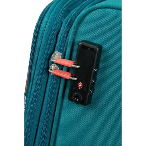 American Tourister Pulsonic Spinner 68 EXP Stone Teal -Mode Bagage Winkel image 1116