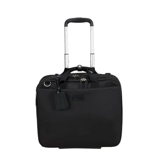 Lipault 4BIZ Rolling Tote Black -Mode Bagage Winkel image 1186