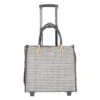 Olivia Lauren Emily Business Trolley Zwart/wit -Mode Bagage Winkel image 1193