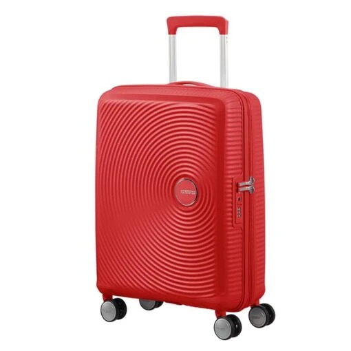 American Tourister Soundbox Spinner 55 Expandable Coral Red -Mode Bagage Winkel image 16