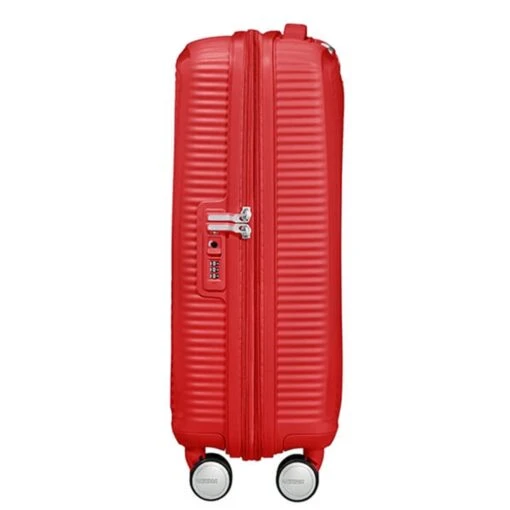 American Tourister Soundbox Spinner 55 Expandable Coral Red -Mode Bagage Winkel image 18