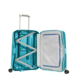 Samsonite S'Cure Spinner 55 Aqua Blue -Mode Bagage Winkel image 304