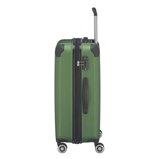 Travelite City 4 Wiel Trolley M Expandable Green -Mode Bagage Winkel image 324