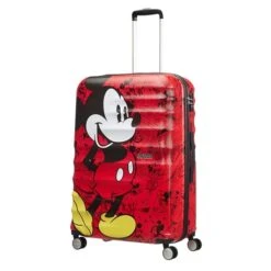 American Tourister Wavebreaker Disney Spinner 77 Mickey Comics Red -Mode Bagage Winkel image 494