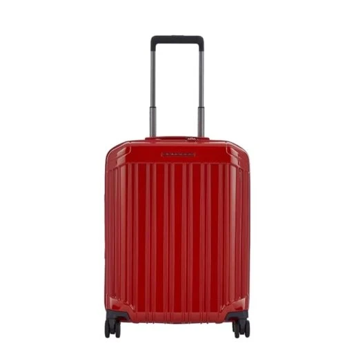 Piquadro PQ-Light Cabin Trolley 55 Red -Mode Bagage Winkel image 501