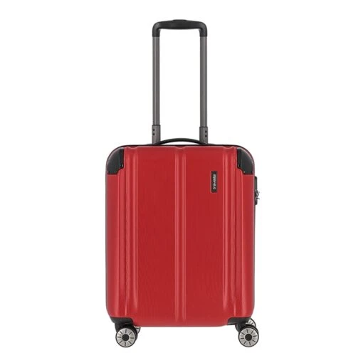 Travelite City 4 Wiel Trolley S Red -Mode Bagage Winkel image 507