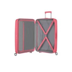 American Tourister Soundbox Spinner 77 Expandable Sun Kissed Coral -Mode Bagage Winkel image 555