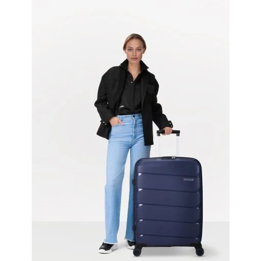 American Tourister Air Move Spinner 66 Midnight Navy -Mode Bagage Winkel image 584