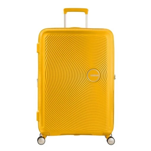 American Tourister Soundbox Spinner 77 Expandable Golden Yellow -Mode Bagage Winkel image 651