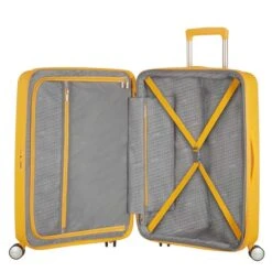 American Tourister Soundbox Spinner 77 Expandable Golden Yellow -Mode Bagage Winkel image 654