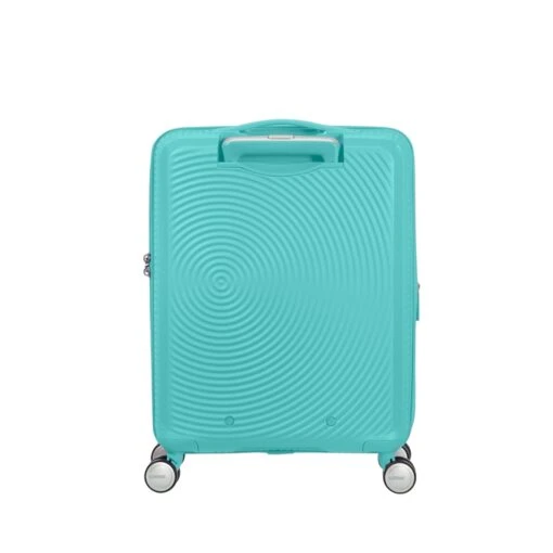 American Tourister Soundbox Spinner 55 Expandable Poolside Blue -Mode Bagage Winkel image 674