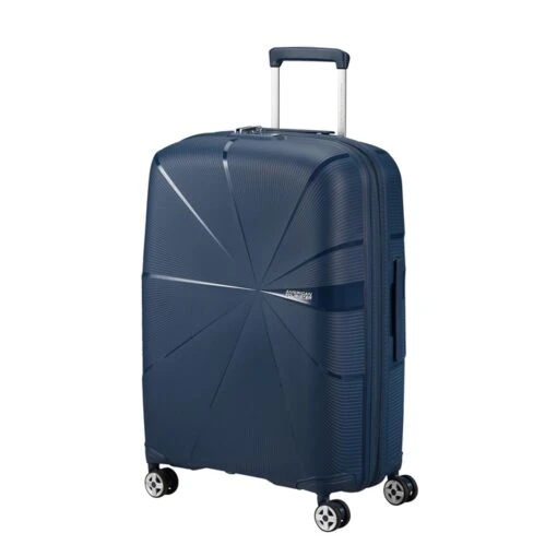 American Tourister Starvibe Spinner 67 EXP Navy -Mode Bagage Winkel image 853