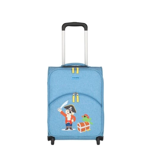 Travelite Youngster 2 Wheel Kids Trolley Pirate/blue -Mode Bagage Winkel image 912