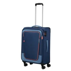 American Tourister Pulsonic Spinner 68 EXP Combat Navy -Mode Bagage Winkel image 941